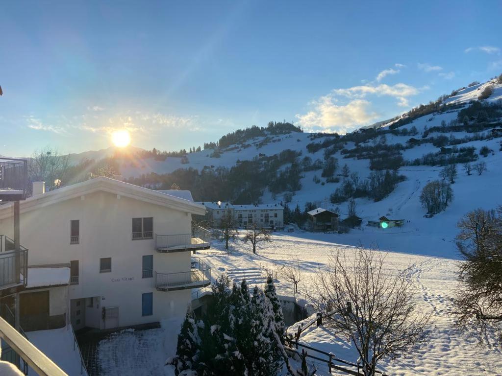 Dachwohnung In Der Mitte Von Laax-Dorf Εξωτερικό φωτογραφία